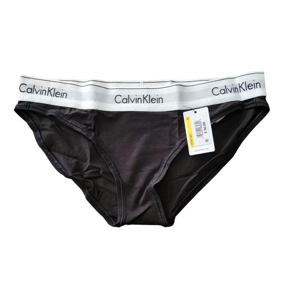 Calvin Klein Modern Cotton bikini panties, featuring a branded waistband